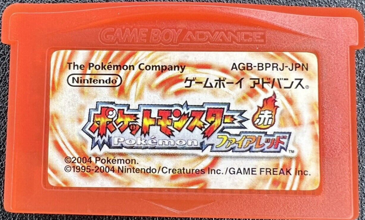 Pokemon FireRed JP Game Boy Advance