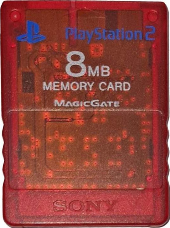 Playstation 2 Memory Card (8MB) - Red