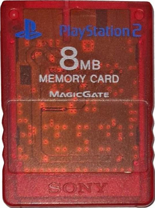 Playstation 2 Memory Card (8MB) - Red