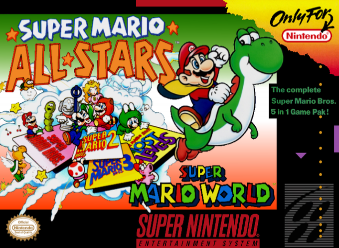 Super Mario All-stars and Super Mario World